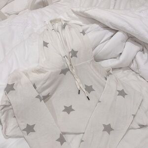 PJ Salvage White Hoodie with Stars